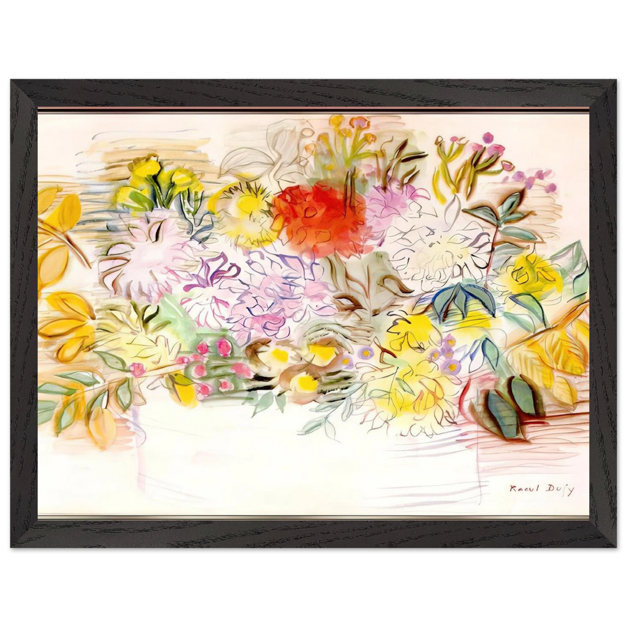 BOUQUET OF FLOWERS by Raoul Dufy — Framed art print at Zephyeer