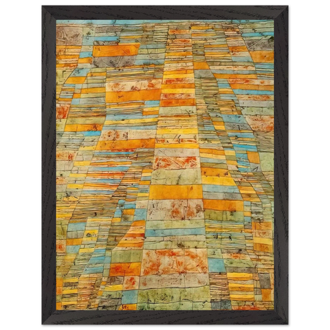 HIGHWAY AND BYWAYS 1929 by Paul Klee — Framed art print at Zephyeer