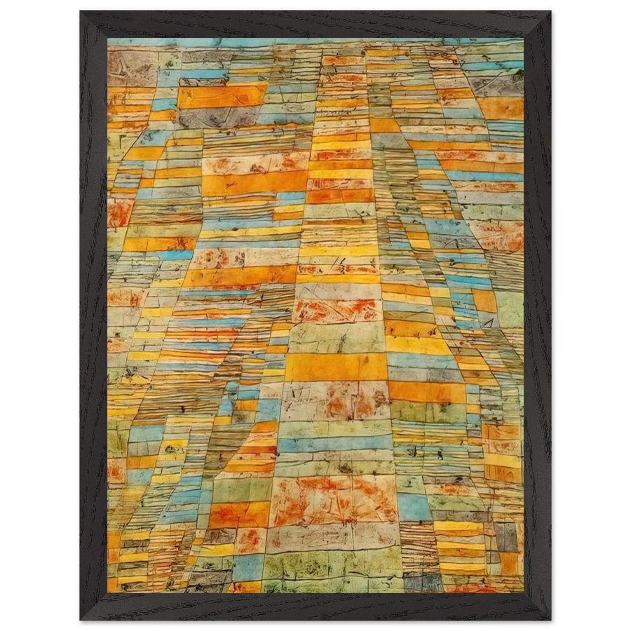 HIGHWAY AND BYWAYS 1929 by Paul Klee — Framed art print at Zephyeer