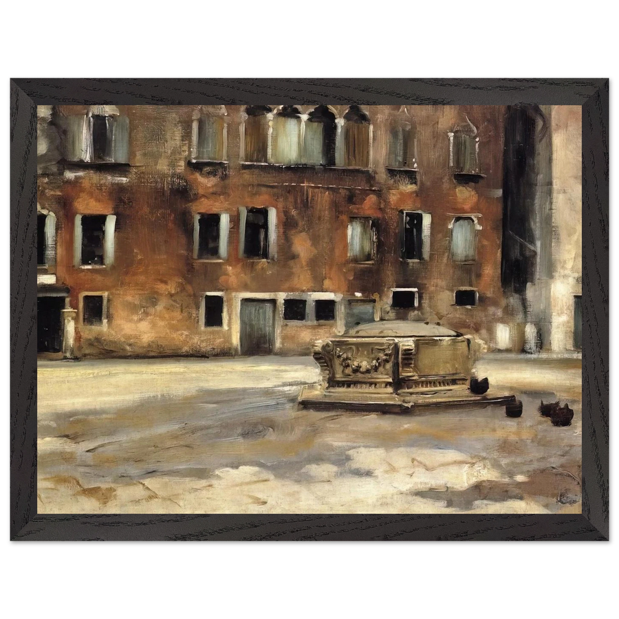 Campo San Agnese, Venise by John Singer Sargent — Framed art print at Zephyeer