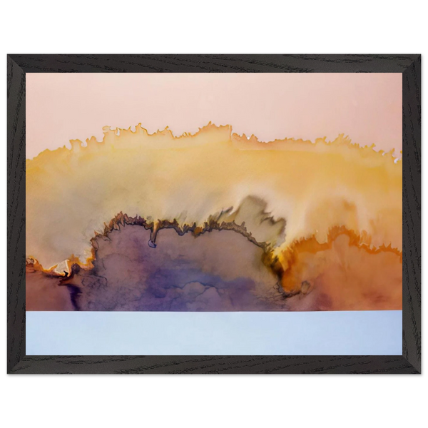 House by the Ocean - 1978 by Ronnie Landfield — Framed art print at Zephyeer