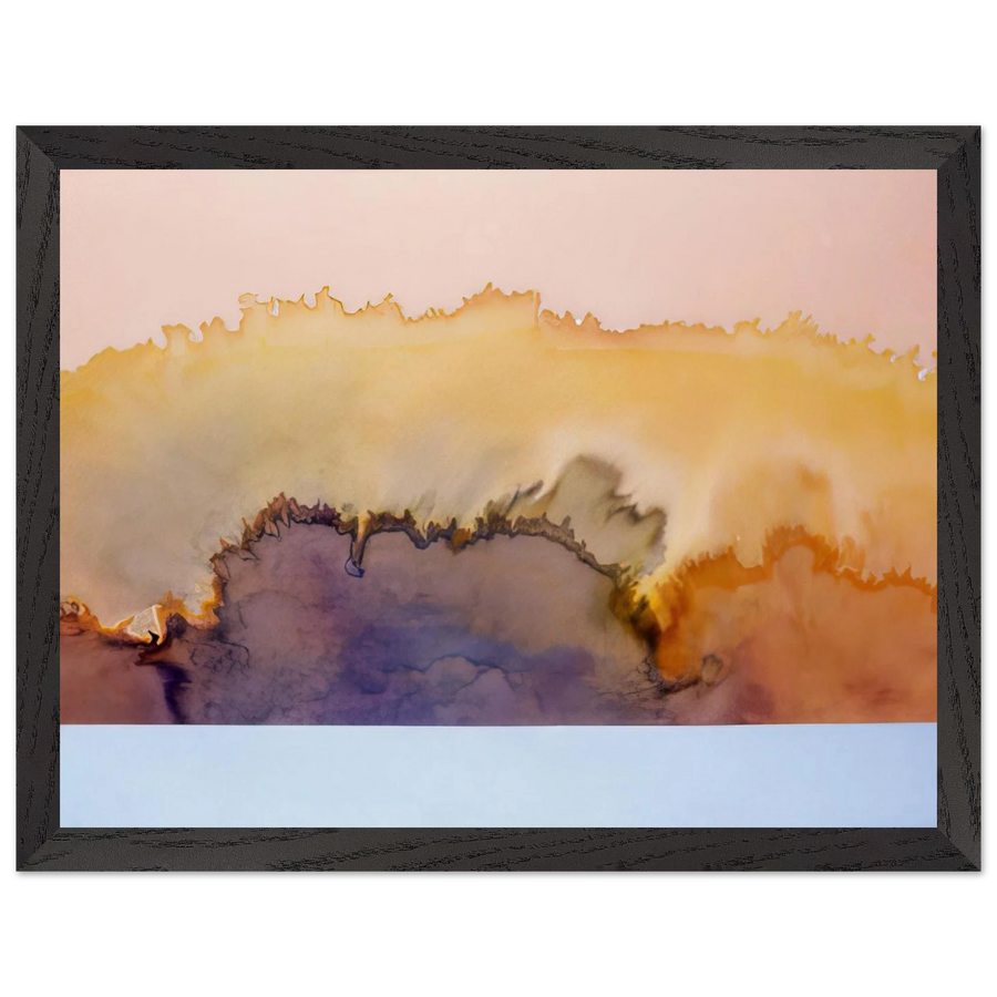 House by the Ocean - 1978 by Ronnie Landfield — Framed art print at Zephyeer