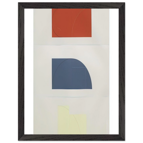SERIES OF THREE 1984 by Robert Mangold — Framed art print at Zephyeer