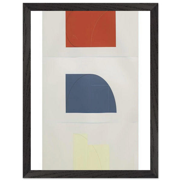 SERIES OF THREE 1984 by Robert Mangold — Framed art print at Zephyeer