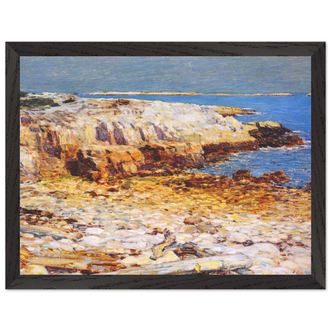 Northeast Headlands, New England Coast by Childe Hassam — Framed art print at Zephyeer