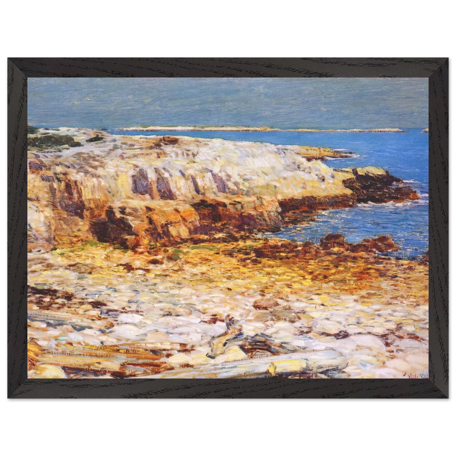 Northeast Headlands, New England Coast by Childe Hassam — Framed art print at Zephyeer