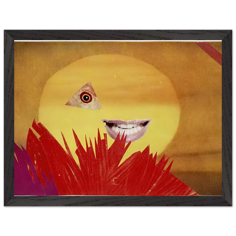 LITTLE SUN 1969 by Hannah Hoch — Framed art print at Zephyeer