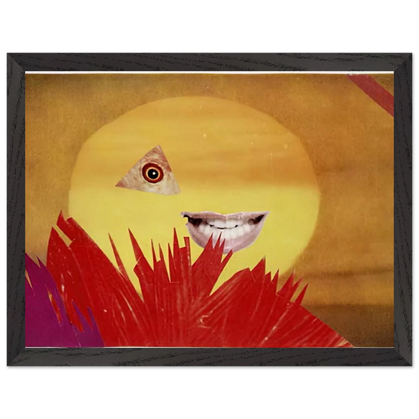 LITTLE SUN 1969 by Hannah Hoch — Framed art print at Zephyeer
