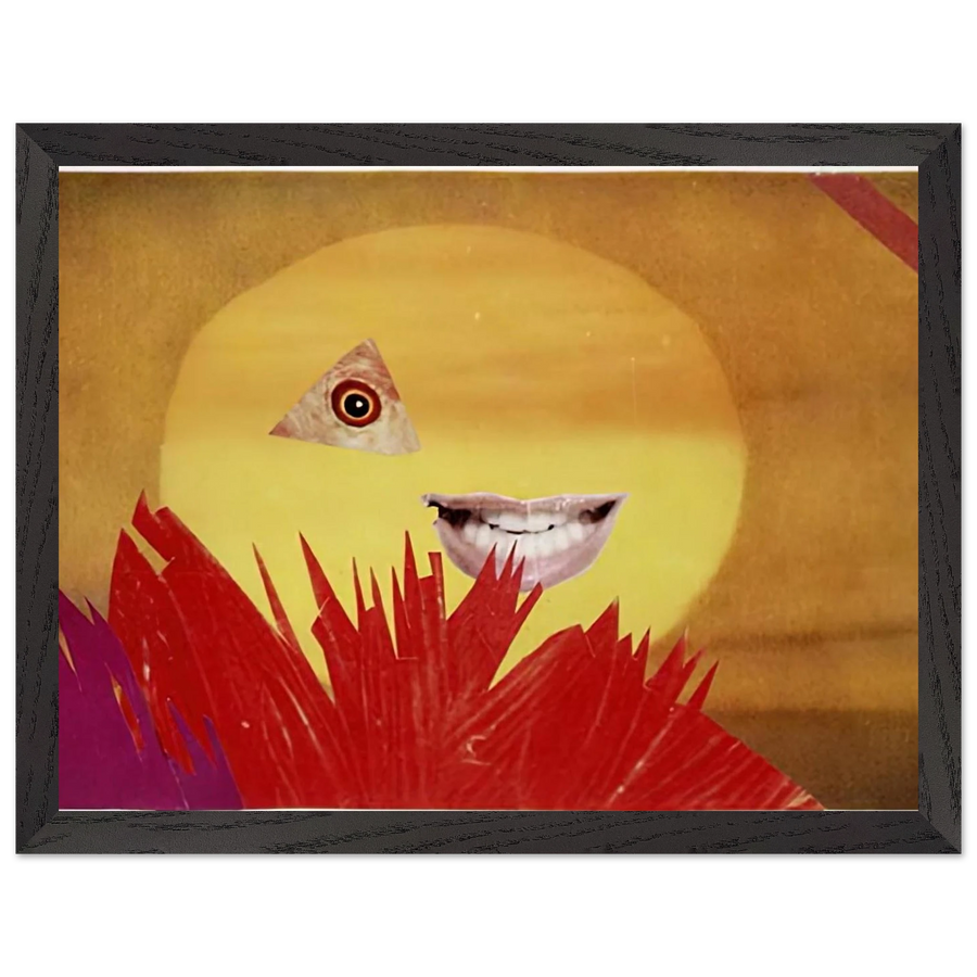 LITTLE SUN 1969 by Hannah Hoch — Framed art print at Zephyeer