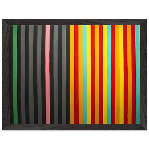 Hot Susan - 1965 by Gene Davis — Framed art print at Zephyeer