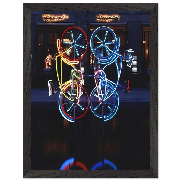 RIDING BIKES 1998 by Robert Rauschenberg — Framed art print at Zephyeer
