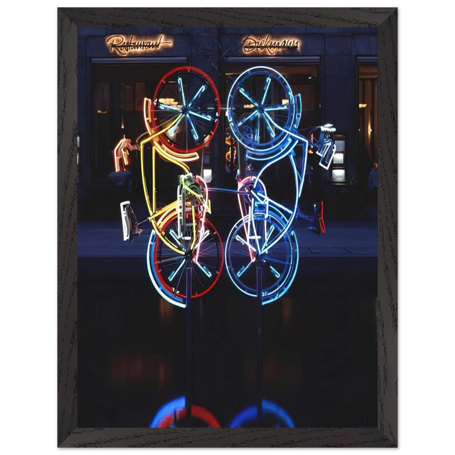 RIDING BIKES 1998 by Robert Rauschenberg — Framed art print at Zephyeer