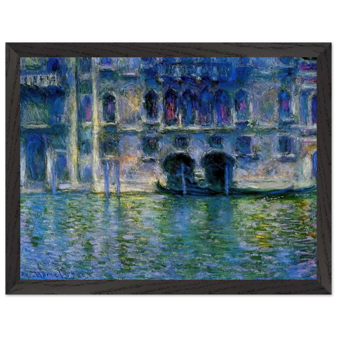 Palazzo da Mula at Venice by Claude Monet — Framed art print at Zephyeer