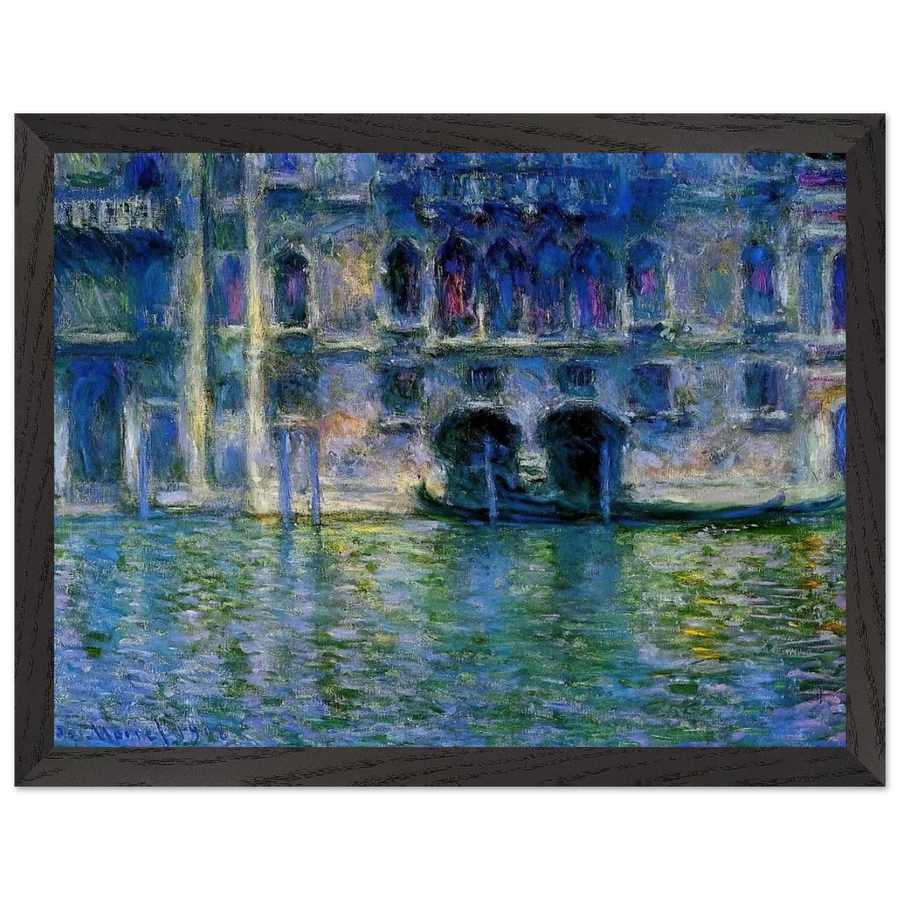 Palazzo da Mula at Venice by Claude Monet — Framed art print at Zephyeer