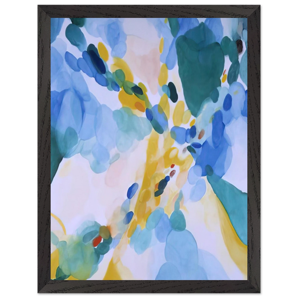 Red Passage by Alice Baber — Framed art print at Zephyeer