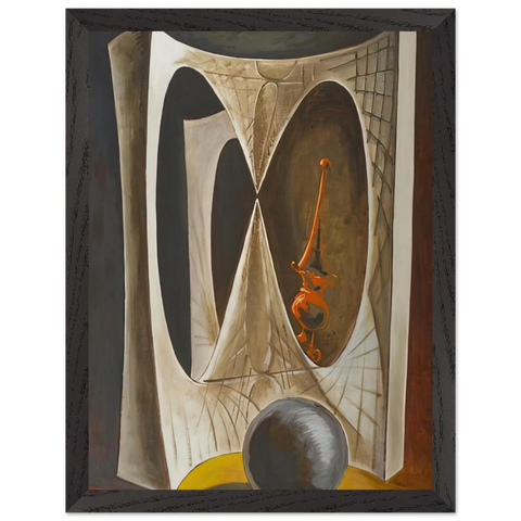 DIDEROT S HARPSICHORD OR THE MERCHANT OF VENICE by Man Ray — Framed art print at Zephyeer