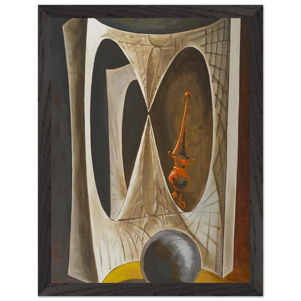 DIDEROT S HARPSICHORD OR THE MERCHANT OF VENICE by Man Ray — Framed art print at Zephyeer