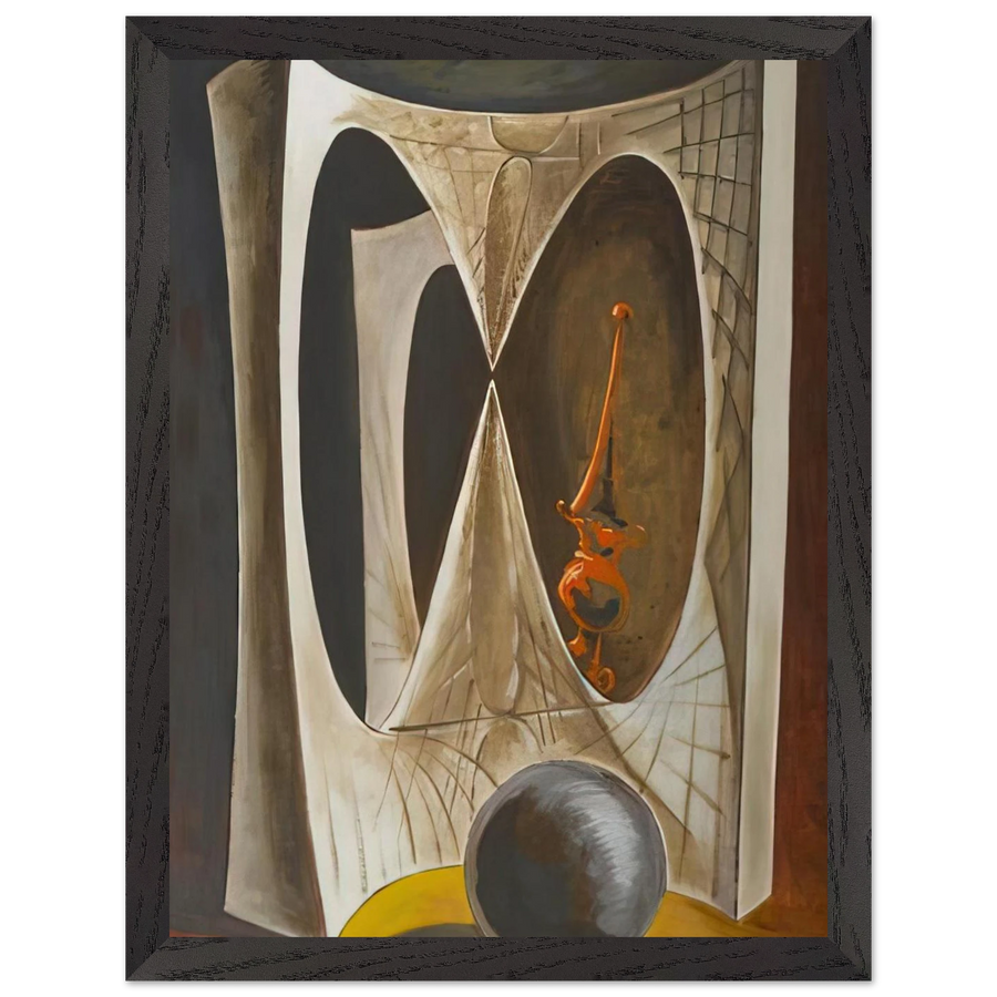 DIDEROT S HARPSICHORD OR THE MERCHANT OF VENICE by Man Ray — Framed art print at Zephyeer