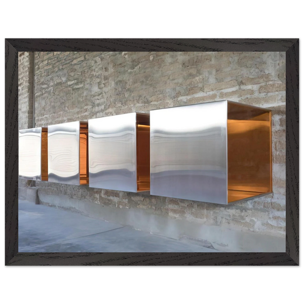 Untitled First Multi-Unit Work - 1966 by Donald Judd — Framed art print at Zephyeer