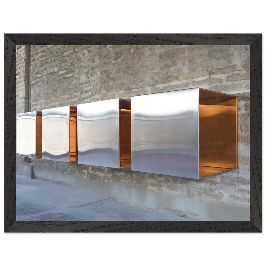 Untitled First Multi-Unit Work - 1966 by Donald Judd — Framed art print at Zephyeer