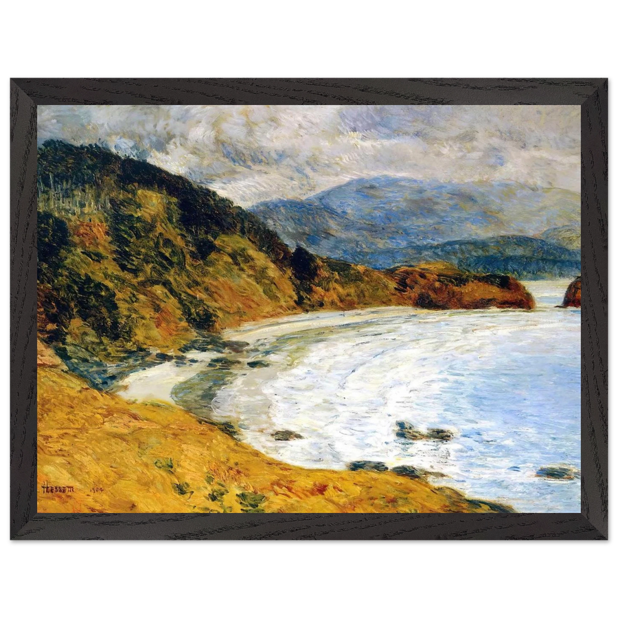 Ecola Beach, Oregon by Childe Hassam — Framed art print at Zephyeer