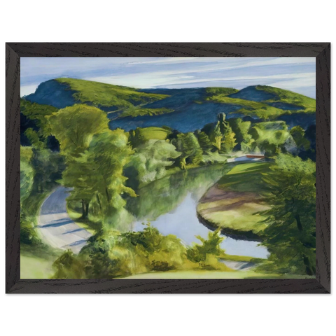 First Branch of the White River, Vermont by Edward Hopper — Framed art print at Zephyeer