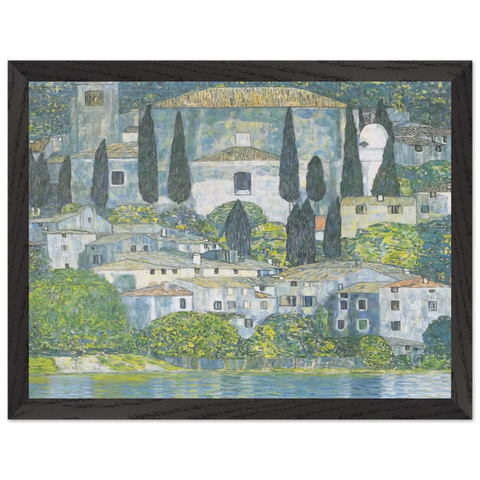 CHRURCH IN CASSONE 1913 by Gustav Klimt — Framed art print at Zephyeer