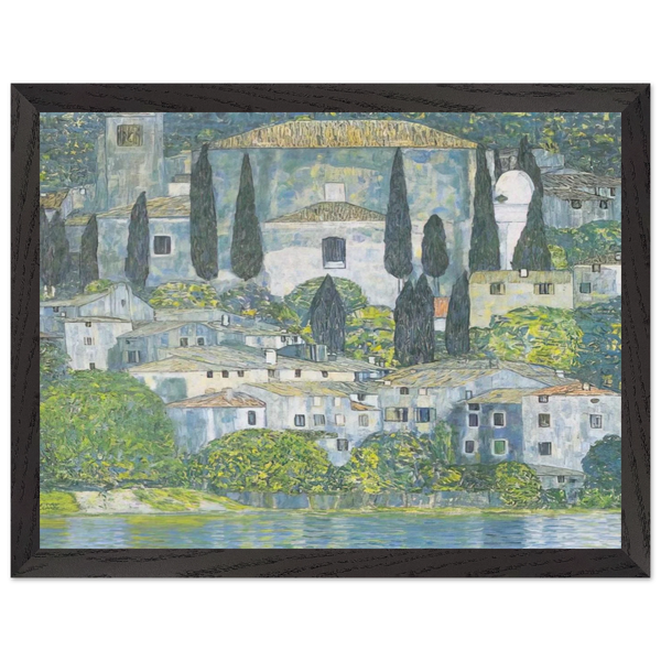 CHRURCH IN CASSONE 1913 by Gustav Klimt — Framed art print at Zephyeer