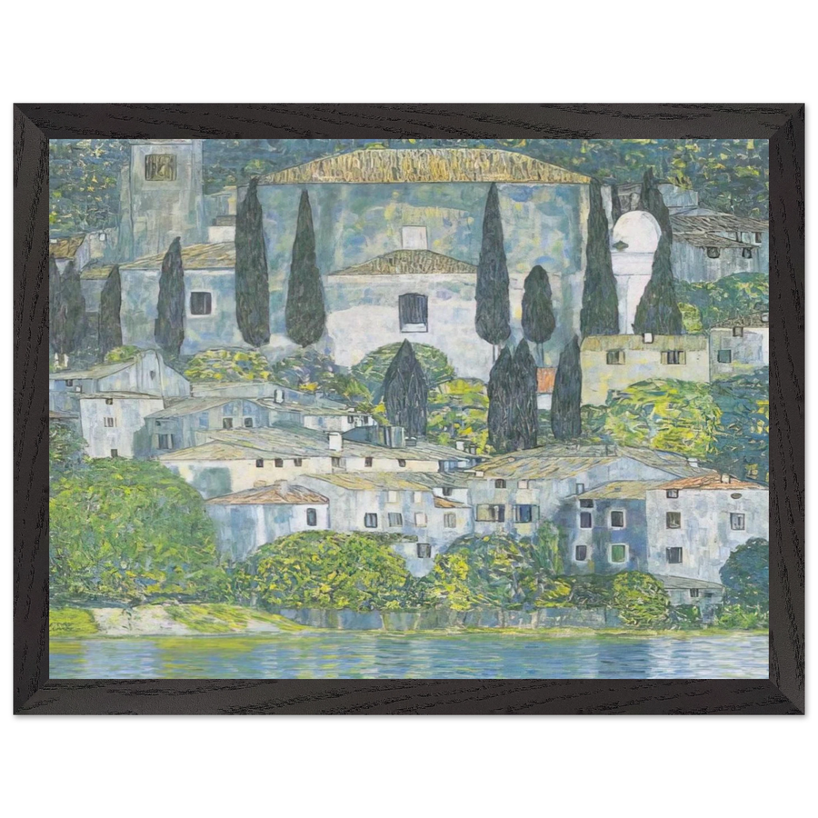 CHRURCH IN CASSONE 1913 by Gustav Klimt — Framed art print at Zephyeer