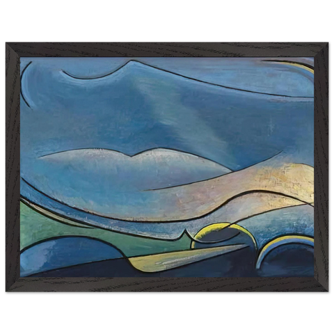 The Spirit of Remote Hills - 1958 by Lawren Harris — Framed art print at Zephyeer