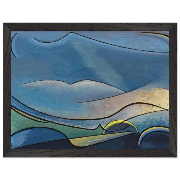 The Spirit of Remote Hills - 1958 by Lawren Harris — Framed art print at Zephyeer