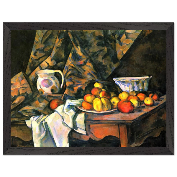 Still Life with Flower Holder by Paul Cézanne — Framed art print at Zephyeer