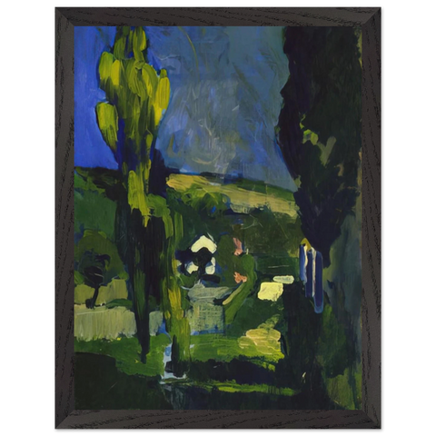 POPLARS 1900 by Andre Derain — Framed art print at Zephyeer