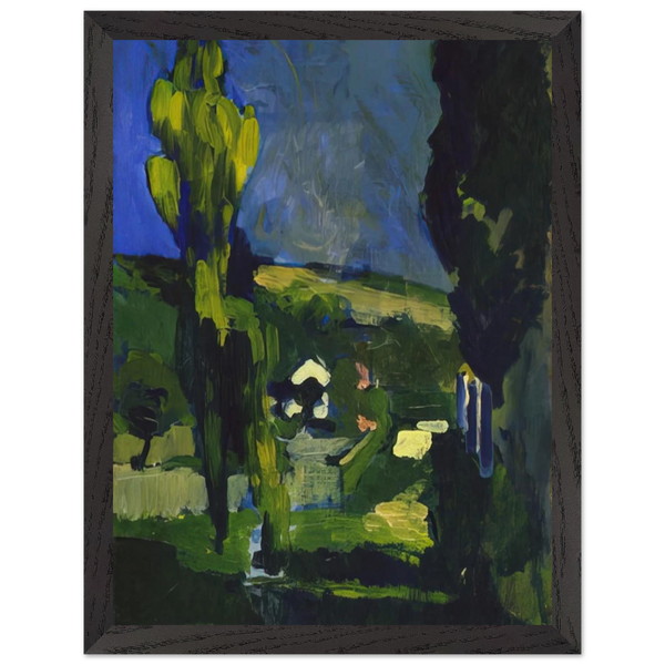 POPLARS 1900 by Andre Derain — Framed art print at Zephyeer