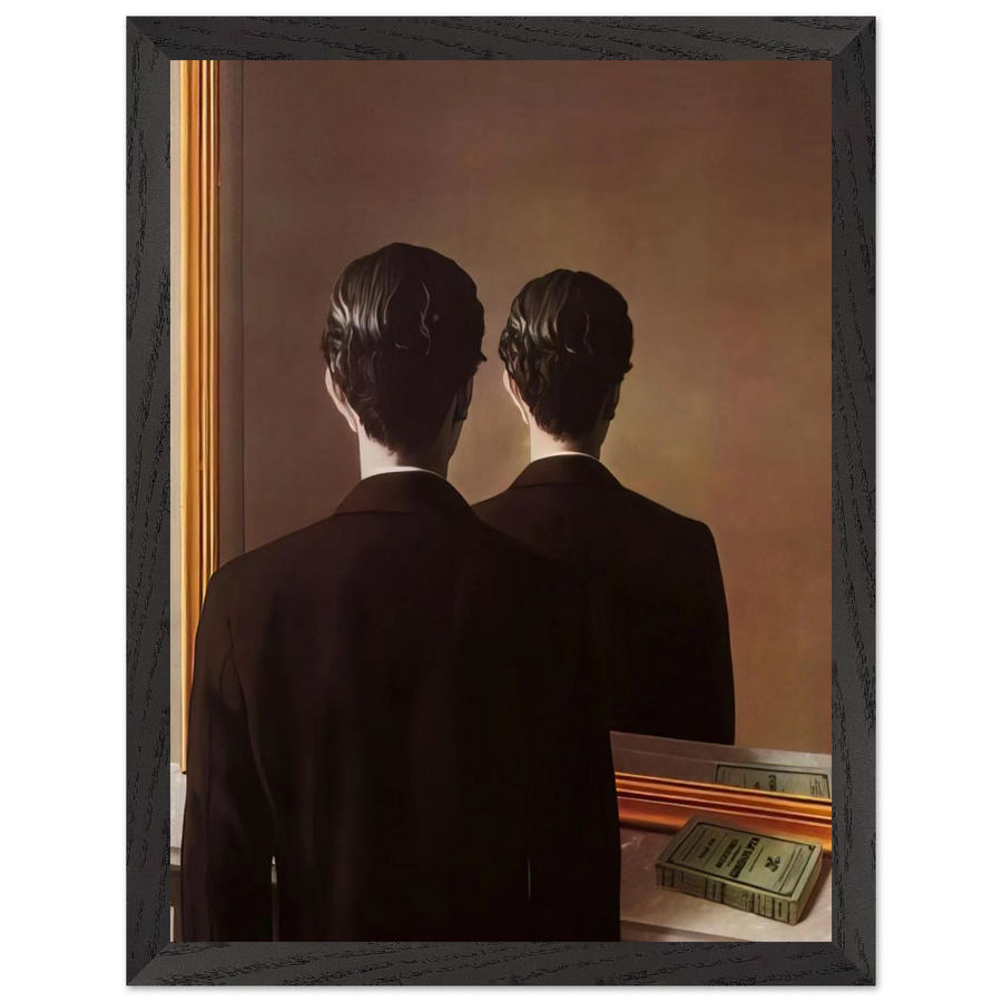 NOT TO BE REPRODUCED 1937 by Rene Magritte — Framed art print at Zephyeer