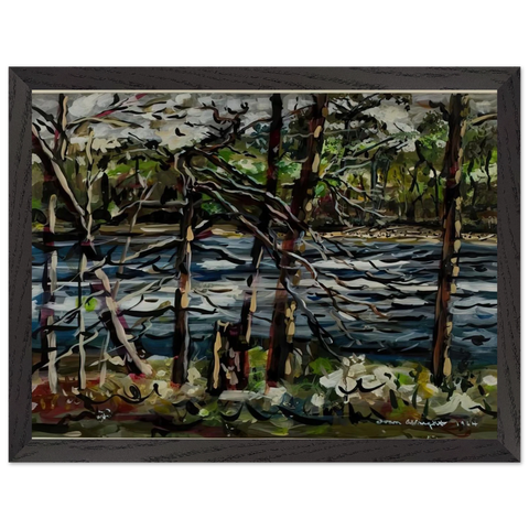 ST MARY S RIVER GEORGIA 1964 by Ivan Albright — Framed art print at Zephyeer