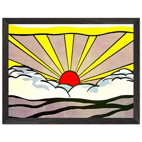 SUNRISE 1965 by Roy Lichtenstein — Framed art print at Zephyeer