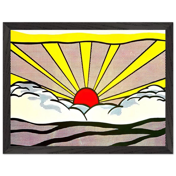 SUNRISE 1965 by Roy Lichtenstein — Framed art print at Zephyeer