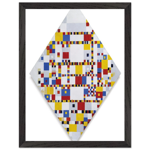 Victory Boogie Woogie by Piet Mondrian — Framed art print at Zephyeer