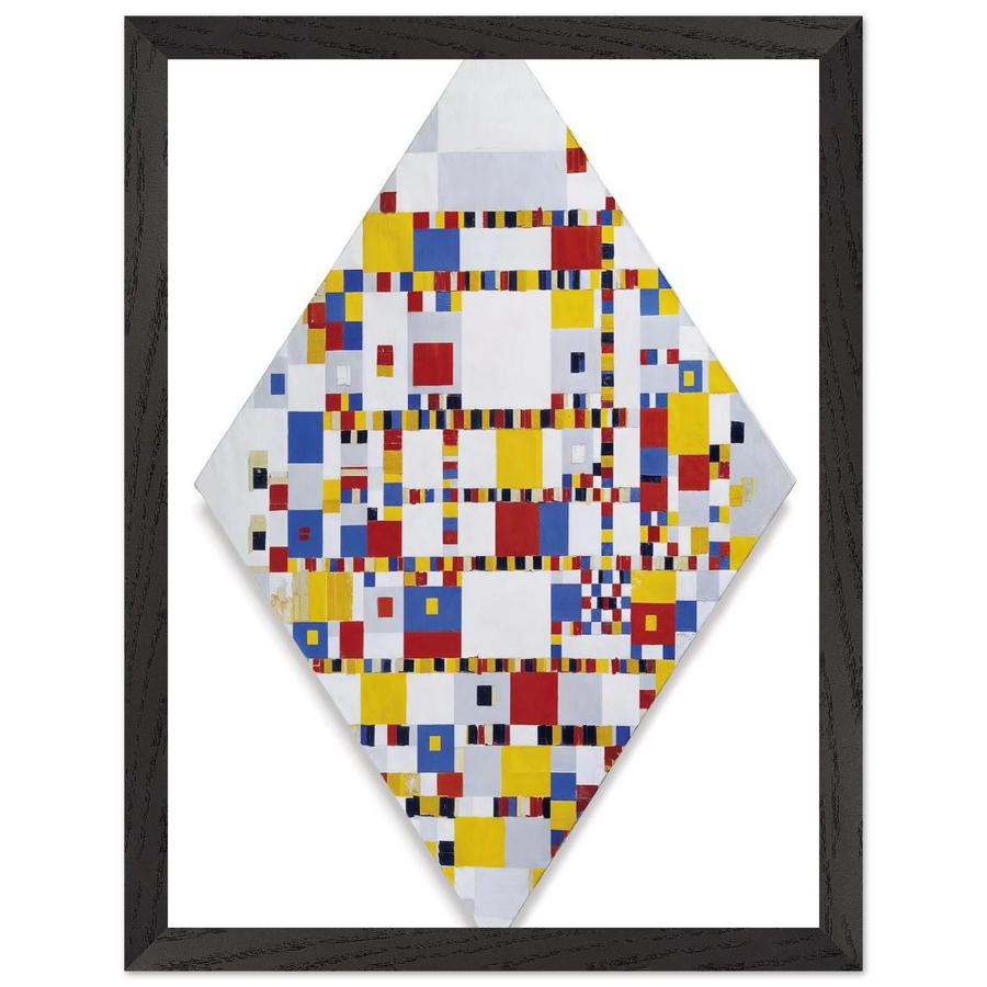 Victory Boogie Woogie by Piet Mondrian — Framed art print at Zephyeer