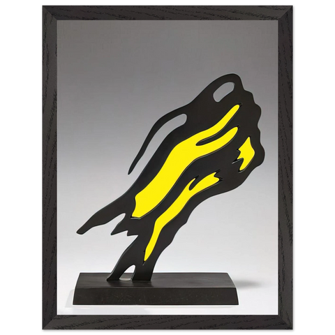 WEISMAN AWARD YELLOW BRUSHSTROKE 1991 by Roy Lichtenstein — Framed art print at Zephyeer