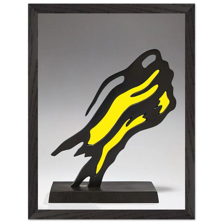 WEISMAN AWARD YELLOW BRUSHSTROKE 1991 by Roy Lichtenstein — Framed art print at Zephyeer