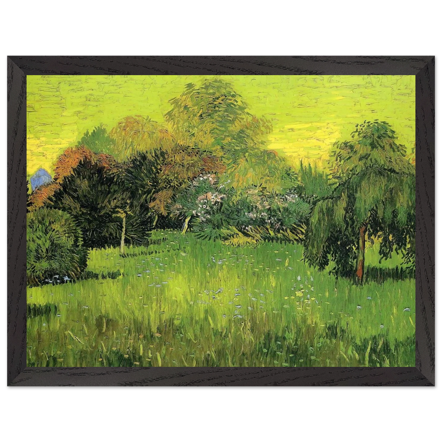 Public Park with Weeping Willow The Poet s Garden I by Vincent van Gogh — Framed art print at Zephyeer