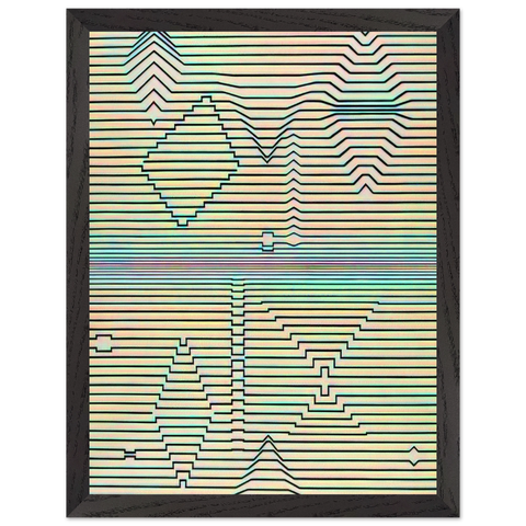 Birth by Victor Vasarely — Framed art print at Zephyeer