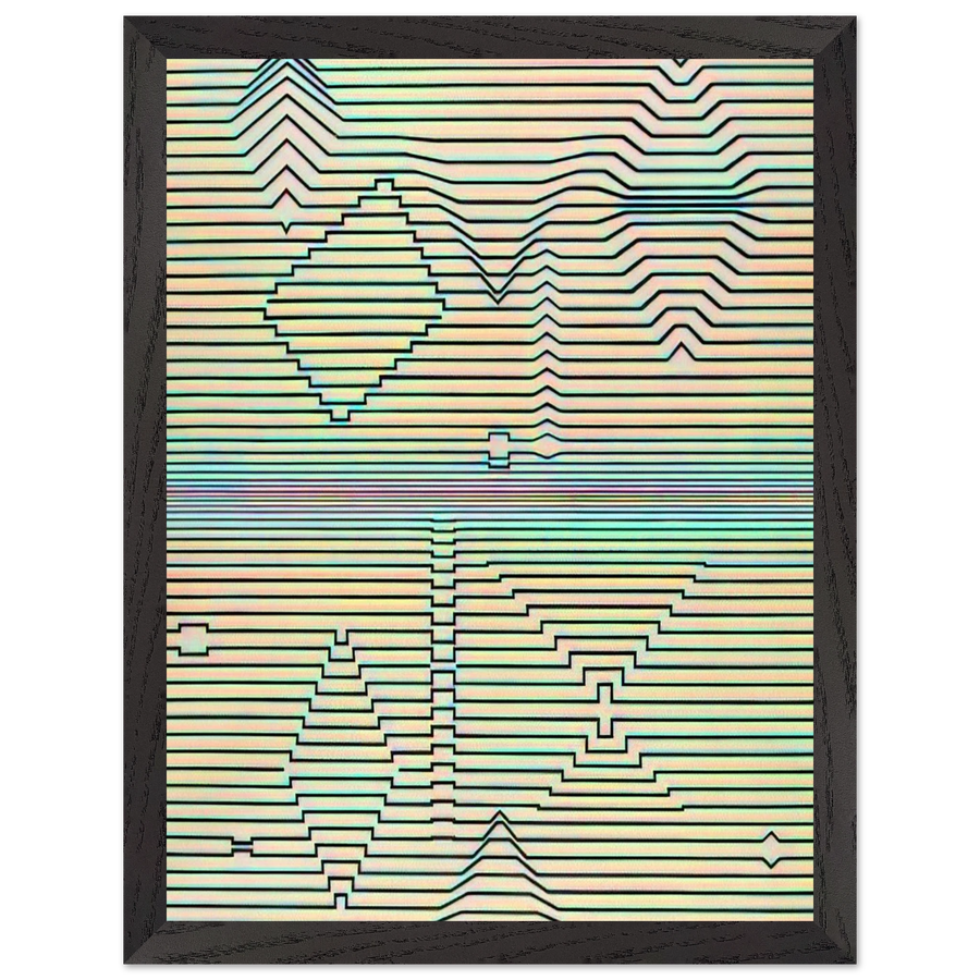 Birth by Victor Vasarely — Framed art print at Zephyeer