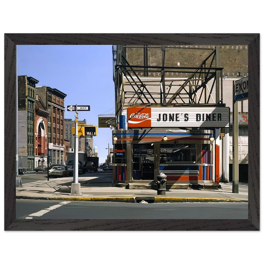 JONES DINER 1979 by Richard Estes — Framed art print at Zephyeer