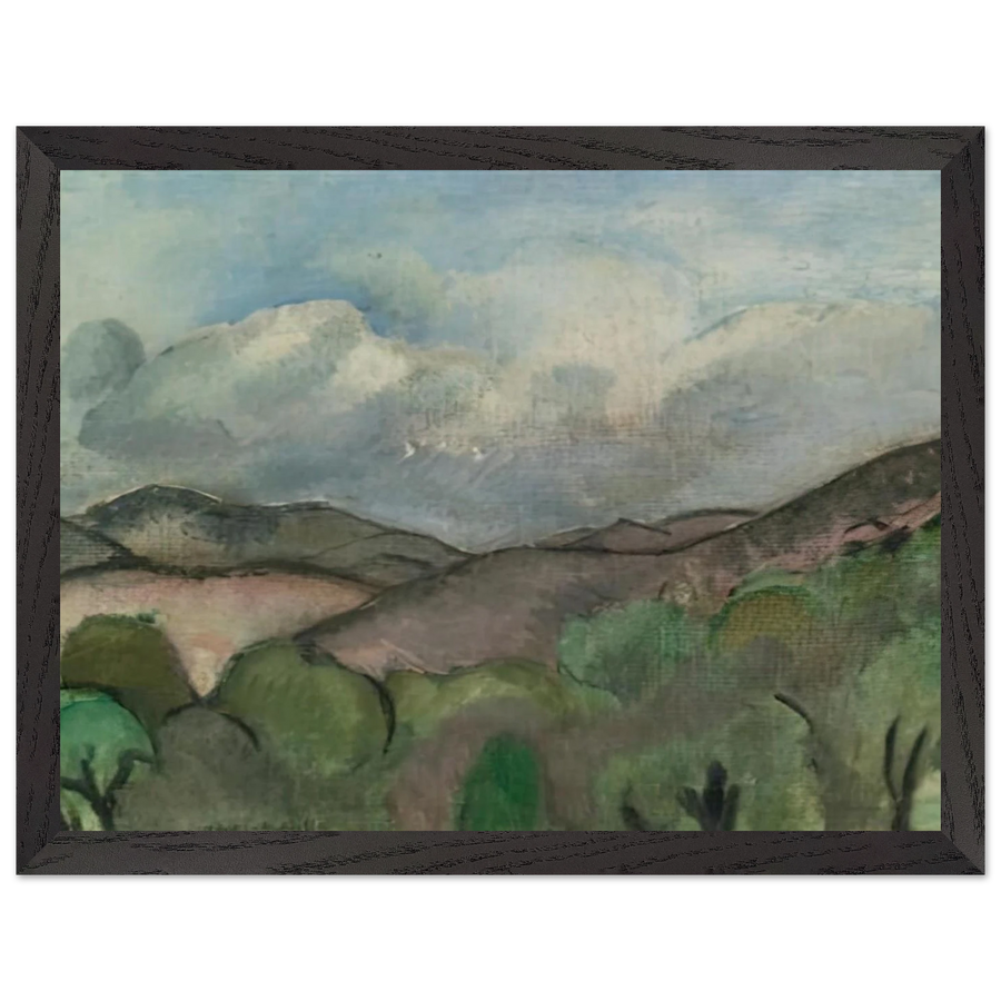 LE MONT CHAUVE A NICE 1918 by Henri Matisse — Framed art print at Zephyeer