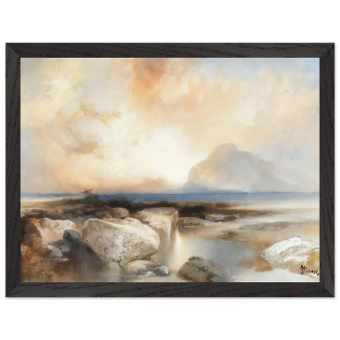 Seascape by Thomas Moran — Framed art print at Zephyeer