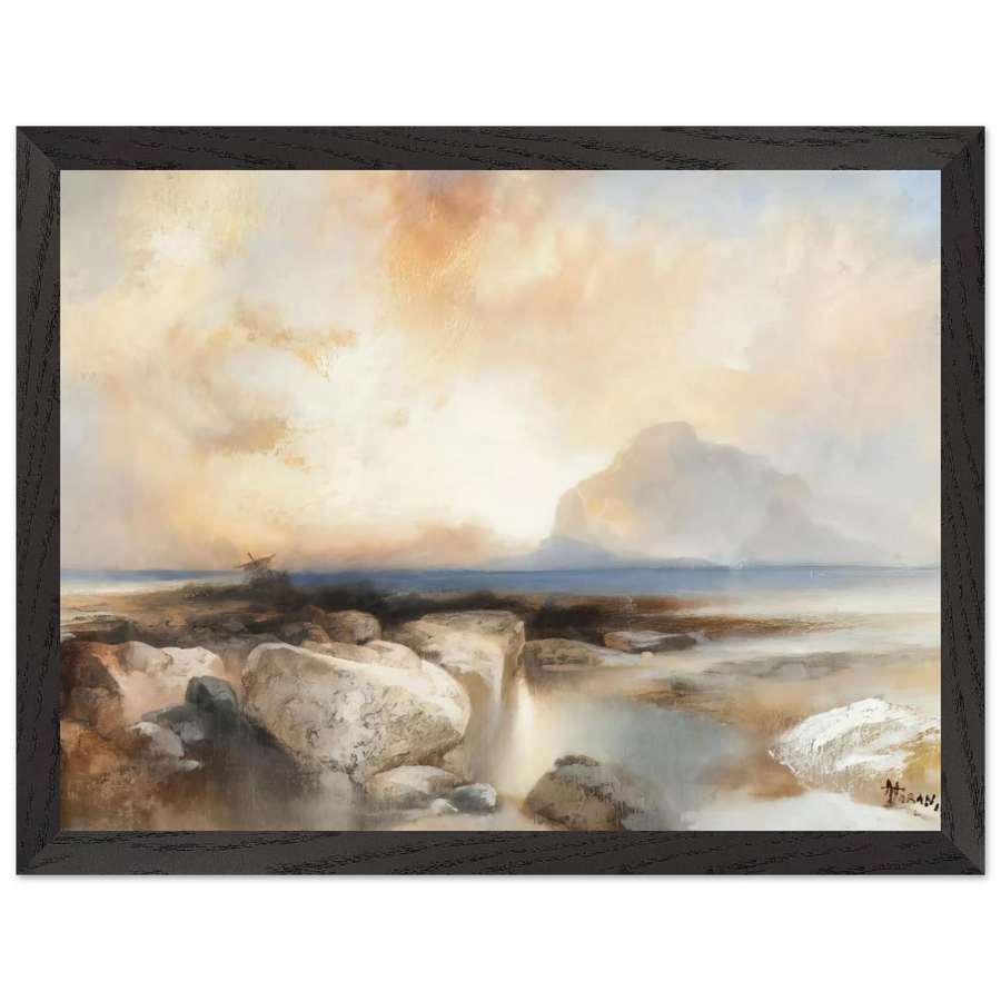 Seascape by Thomas Moran — Framed art print at Zephyeer
