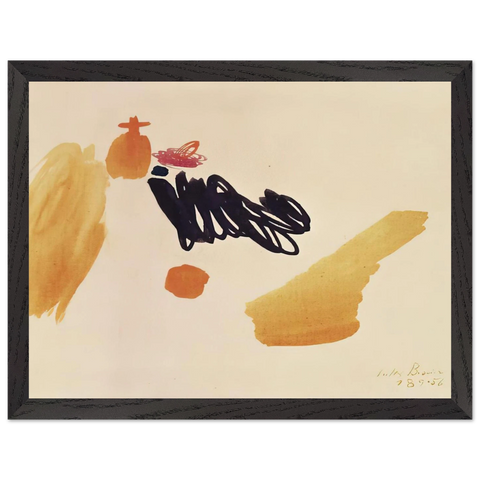 18.9.56 - 1956 by Julius Bissier — Framed art print at Zephyeer